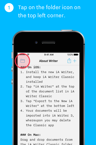 iA Writer Classic (Legacy Support Edition) screenshot 2
