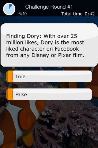 Quiz for Finding Dory - Including trivia questions and answers for Finding Nemo screenshot 2