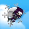 Help the Ninja travel through sky and fight evil in this flying game