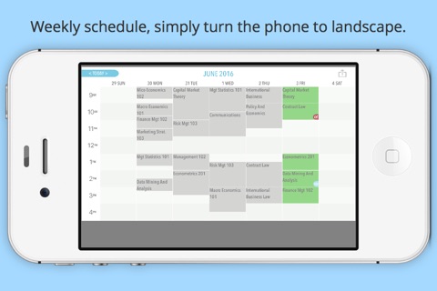 My Class Plan - School Schedule & Homework Plan screenshot 2