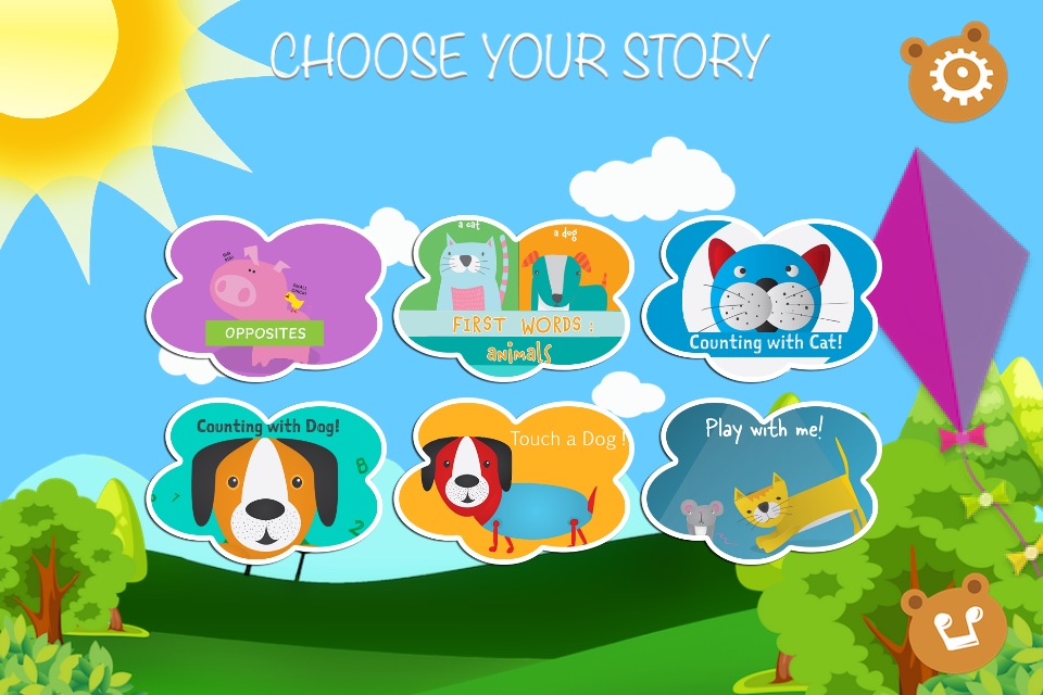 Small Stories for Kids - Short Tales Interactive Children's Books: First Words, Colors and Numbers screenshot 3
