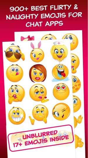 Flirty Dirty Emoticons - Adult Emoji for