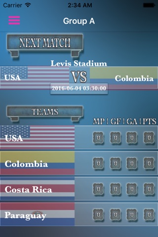 America cup football 2016 screenshot 4