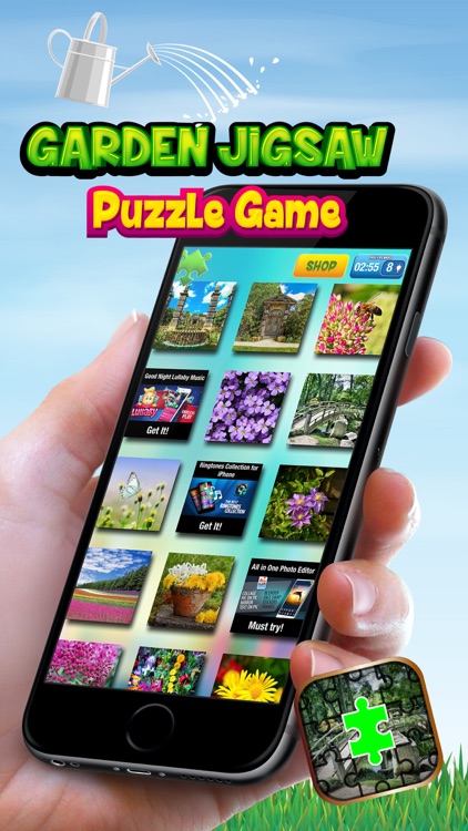 Garden Jigsaw Puzzle Game – Unscramble Beautiful Spring and Summer Landscape Pictures