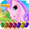Unicorn Coloring Photobook-Fun Free Games For Kids