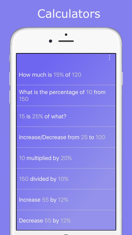 Easy Percentage Calculator