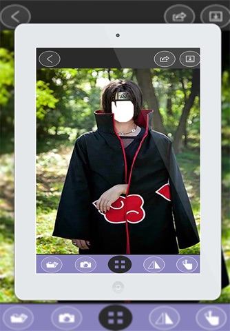 Ninja Costplay Suit Maker- New Photo Montage With Own Photo Or Camera screenshot 2