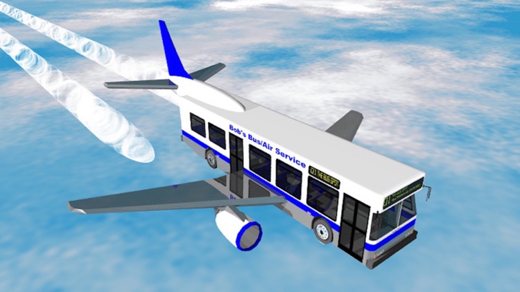 Flying Bus- Free Flight Bus Simulator 2016 screenshot-3