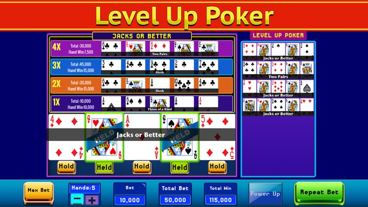 Video Poker  - FREE Multihand Casino Free Video Poker Deluxe Games screenshot-3