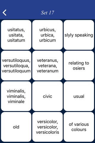 Latin Common Adjectives - quiz, flashcard and game screenshot 2
