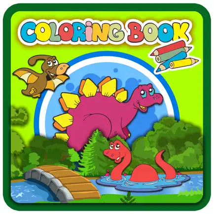 Coloring books (Dinosaur) : Coloring Pages & Learning Educational Games For Kids Free! Cheats