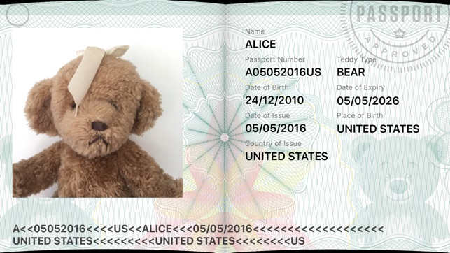 Teddy Bear Passport / Travel Photo Card ID Maker with Travel(圖2)-速報App