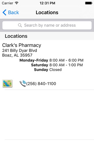 Clarks Pharmacy screenshot 2