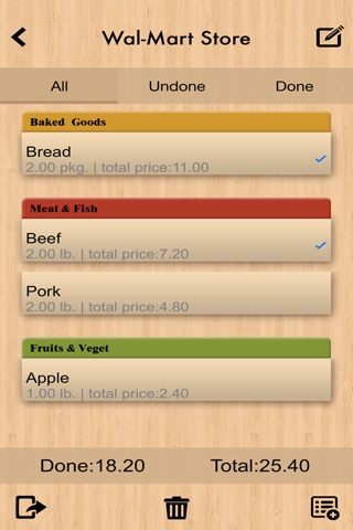 Grocery Shopping List for You screenshot 2