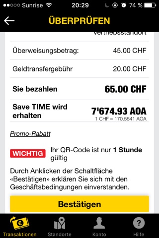 Western Union@SBB screenshot 3