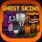 Halloween Ghost Skins for PE - Best Skin Simulator and Exporter for Minecraft Pocket Edition Lite