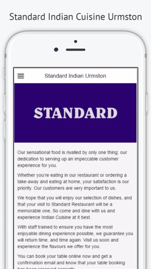 Standard Indian Cuisine(圖1)-速報App