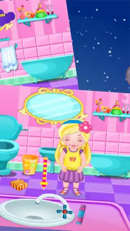 Game screenshot Princess learning handwashing:Make Up Games apk