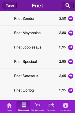 Cafetaria Klaas Vaak BestelApp screenshot 3