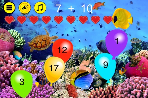 Add & Subtract Balloon Pop screenshot 2