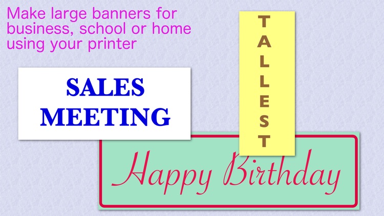 Banner / Poster / Sign Maker & PDF Tiler