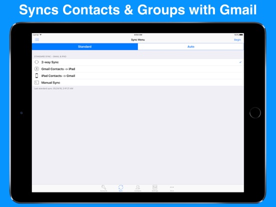 review of contacts sync for google gmail