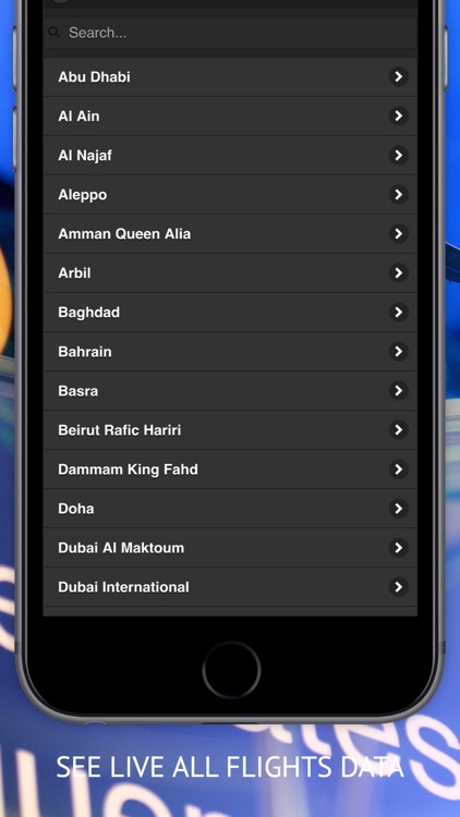 Arab Radar : Emirates, Air Arabia, Qatar, Etihad, Saudi, Royal Jordanian, Kuwait Airways Live Flight Radar & Status screenshot-3