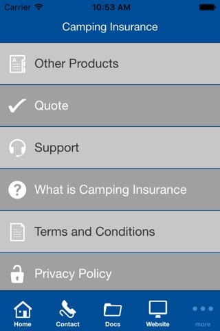 Camping Insurance screenshot 4