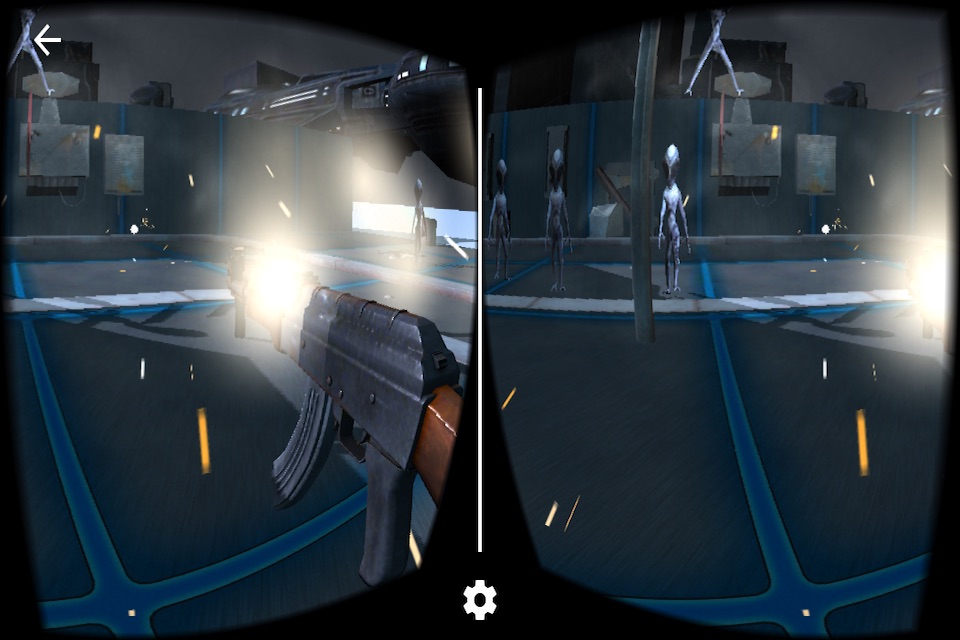 VR FPS in Space for Google CardBoard screenshot 4