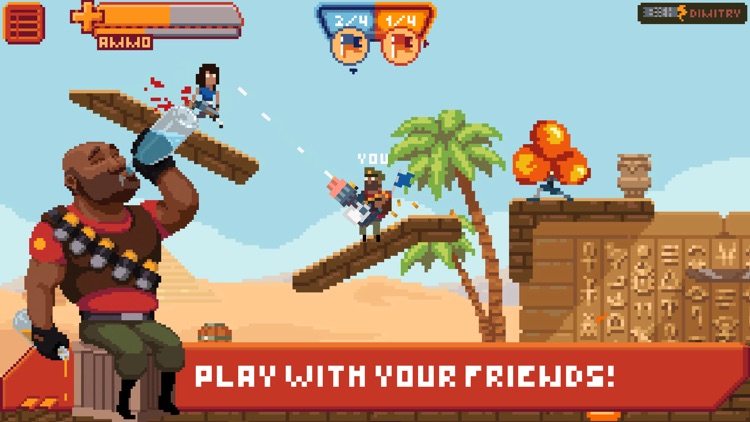 Gangfort - Online 2D Platformer Shooter screenshot-0