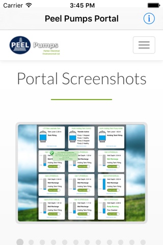 Peel Pumps Portal screenshot 2
