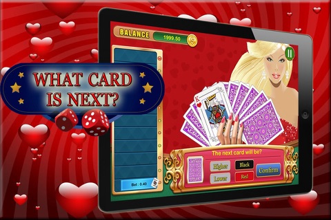 Ace Queen Of Hearts - HiLo Card Vegas Casino Competition screenshot 3