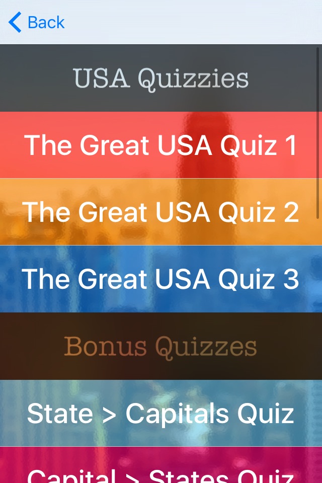 The Great USA Quiz screenshot 2