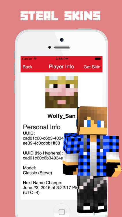 mcpe skin stealer