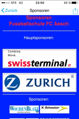 FC Aesch Fussballschule screenshot 2