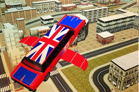 Futuristic Flying Country Car screenshot 2