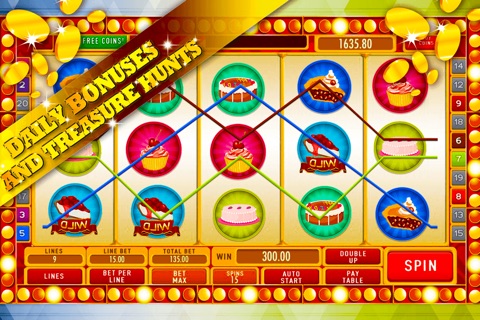 Super Dessert Slots: Take a chance and beat the laying odds for lots of cinnamon buns screenshot 3