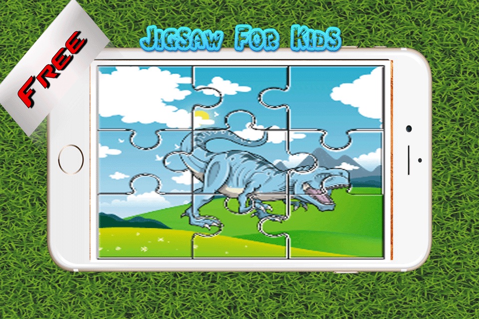 Dinosaur Jigsaw Puzzle Kids - Puzzles Games Education Learning Free For Toddler and Preschool screenshot 3