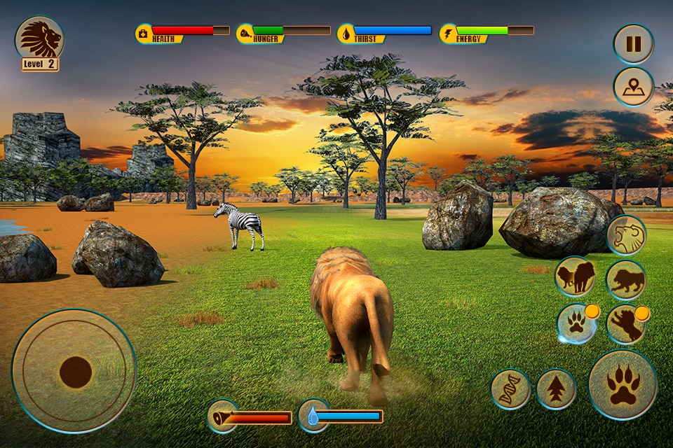 Real Lion Adventure 3D screenshot 3