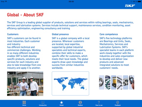 SKF Health Care Capabilities screenshot 4