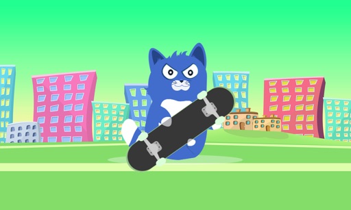 Little Kitty on a Skateboard TV iOS App