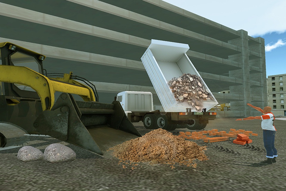Real City Crane excavator operator simulator : Enjoy Dump truck, Drive Heavy Construction Material & Transport vehicle screenshot 4