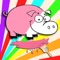 Pig Coloring Book Free Game Learn for Kids
