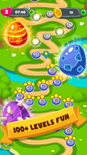 Monster Eggs Mania - The Adventure Free Match 3(圖3)-速報App