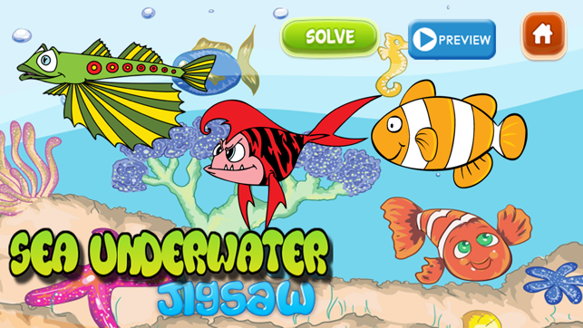 Sea Underwater Animals Jigsaw Puzzles for Kids Girls And Boy(圖1)-速報App