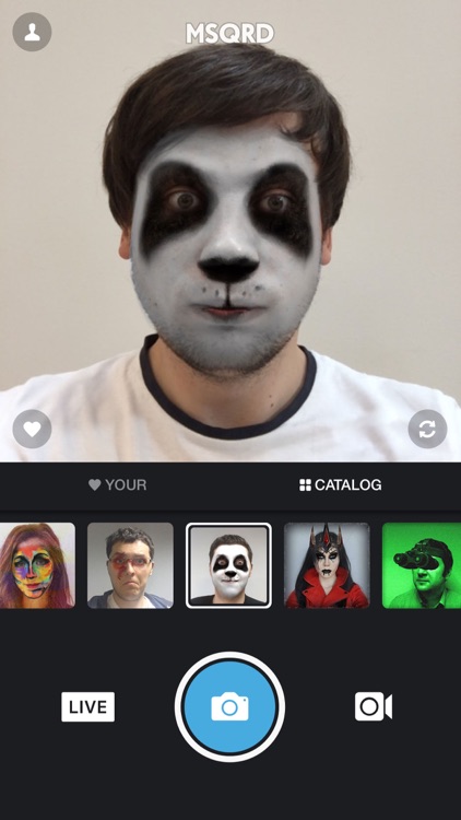 MSQRD — Live Filters & Face Swap for Video Selfies screenshot-0