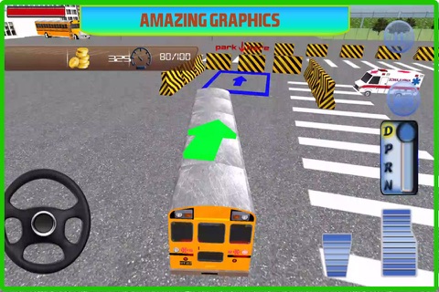 SchoolBus parking Simulator 2016 – Real Bus Driving Mania screenshot 2
