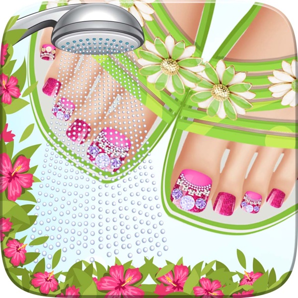 Seaside Feet Salon Girl Game Nail Art Beauty Cute Designs And Manicure Ideas
