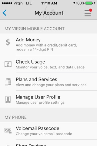 Virgin Mobile USA screenshot 2