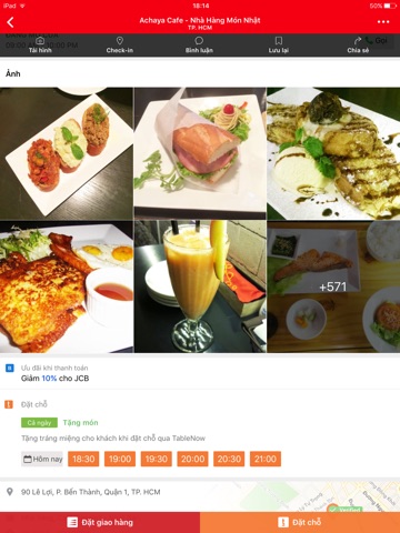 Foody Tablet - Ăn Uống Du Lịch screenshot 4